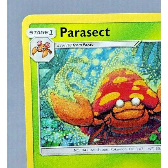 2017 Mint Condition Pokémon Stage 1 No. 047 Parasect Trading Card - Picture 8 of 8